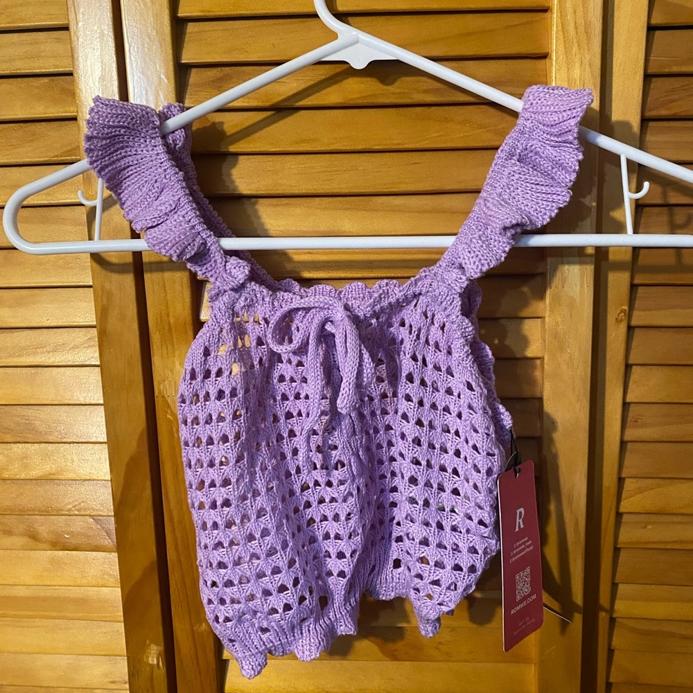 *3/$15* Ruffle Knit Top - Picture 2 of 2